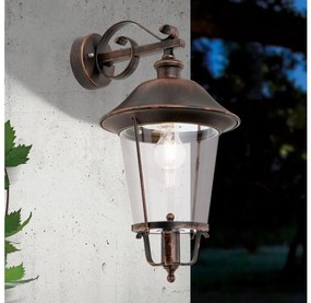 Lampă de perete de exterior Orion AL 11K/360.01 KENZO 1xE27/100W/230V IP44 bronz/patină