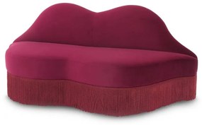 Canapea design elegant LUX The Kiss, bordeaux 114067 HZ