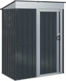 vidaXL Magazii pentru grădină Antracit 137 x 81 x 180 cm Metal