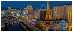 Tablou cu Las Vegas nocturn (120x50 cm)