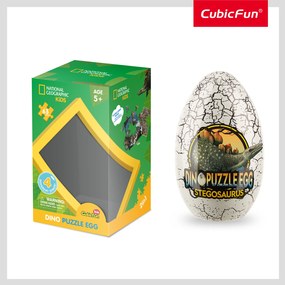 CUBIC FUN - PUZZLE IN CUTIE STEGOSAURUS 63 PIESE - CUBIC FUN (CUDS1043h)