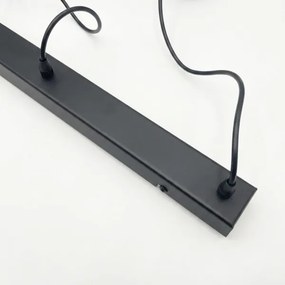 Brilagi - Lustra LED suspendată pe cablu RIDDY 4xE27/60W/230V negru