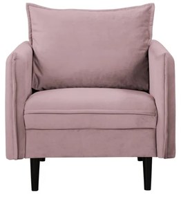 Fotoliu mov lavandă cu tapițerie din catifea Juli – Ropez
