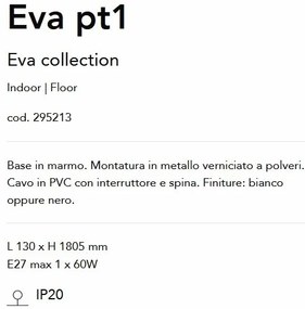 Lampadar modern minimalist Eva pt1 negru