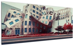 Tablou - construcție arhitectonică (120x50 cm), în 40 de alte dimensiuni noi