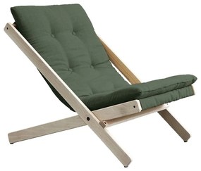 Fotoliu pliabil Karup Design Boogie Raw/Olive Green