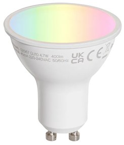 Becuri LED GU10 50mm luminoase 4.7W 400lm 2200-2400K