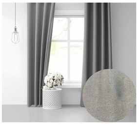 Draperie semi-opacă gri 250x100 - Mila Home