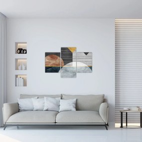Tablou - Forme și texturi (90x60 cm)
