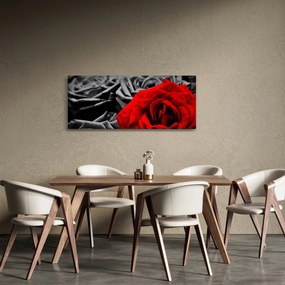 Tablou - Flori de trandafir (120x50 cm)