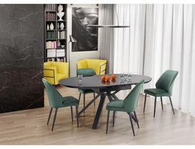 Masa de bucaterie Vertigo, marmura neagra