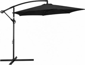 Umbrela de gradina ELVARO reglabila, neagra
