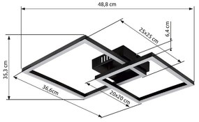 Plafoniera LED moderna TYLER