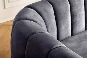 Canapea 3 locuri, Catifea Antracit, Babylon A-44510 VC