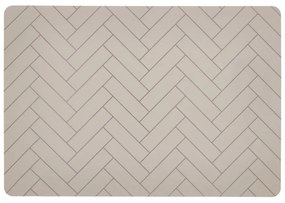 Suport din silicon pentru farfurie Södahl Tiles, 33 x 48 cm, bej