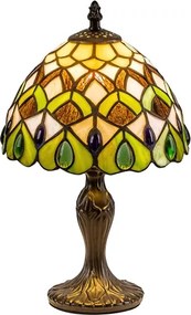 Brilagi - Lampă de masă Tiffany cu vitralii MARGARET 1xE14/40W/230V