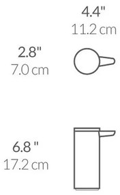 Simplehuman Dozator de săpun fără atingere 266 ml,reîncărcabil, oțel negru mat