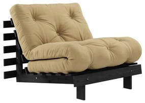 Fotoliu galben muștar Roots Black Night – Karup Design