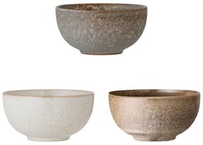 Boluri mici 3 buc. din gresie 700 ml Addison – Bloomingville