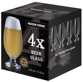 Set 4 pahare bere cu picior 410ml, Shandy