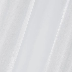 Goldea organza netedă alb perlat, fără model - la metru 145 cm