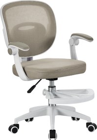 Scaun pivotant, bej/alb, TRIXI TYP 1