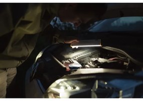 Ledlenser AF2R - Lanternă de lucru LED reîncărcabilă, cu reglare a intensității, IP54, 1000 lm, 50 h