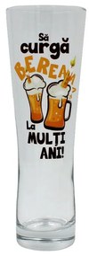Pahar bere Să curgă berea. La mulți ani! 500ml