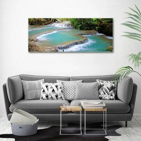 Tablou pe pânză canvas Cascada din pădure
