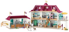 Schleich 42706 Casă de țară și grajd lângă lac