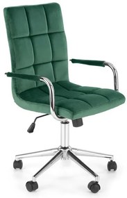 Scaun de birou Gonzo 4 Velvet Verde – H105 cm
