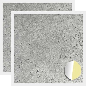 vidaXL Copertă autocolantă pentru șuruburi 2 pcs Gri din beton