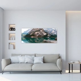 Tablou cu lac montan (120x50 cm), în 40 de alte dimensiuni noi