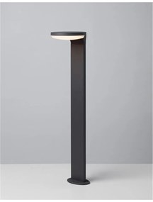 Stalp LED modern pentru iluminat exterior IP54 ENZI H-80cm