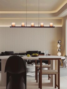 Lustra LED suspendata design modern ALABASTRO 5L