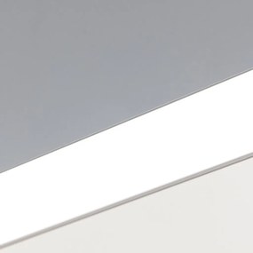 Lustra liniara aplicata/ suspendata LED CCT PALKKI 113cm, argintiu