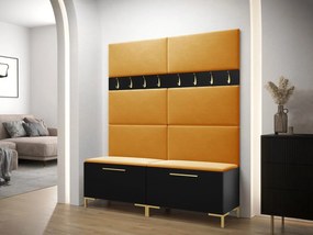 Set mobilier hol Frisala II (Negru + Manila 32). 1060708