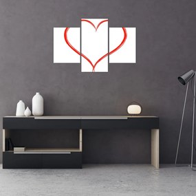 Tablou cu inima (90x60 cm)