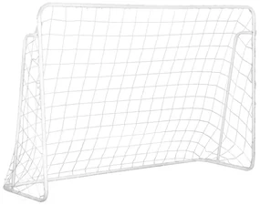 Poartă de fotbal cu perete cu țintă 180x61x122 cm