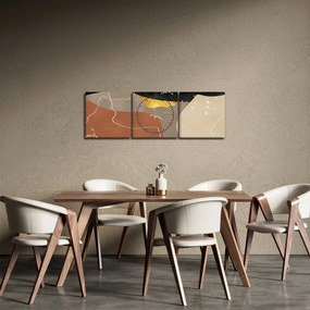 Tablou - Abstract (cu ceas) (90x30 cm)