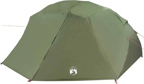 vidaXL Cort de pescuit cu acoperiș Verde măsliniu 514 x 465 x 187 cm