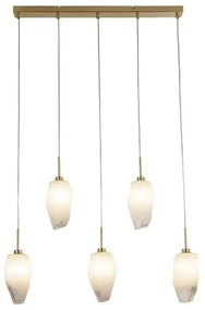 Searchlight 23145-5SB - Lustră suspendată ROCKY 5xG9/33W/230V