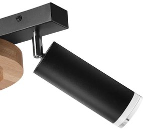 Spot OTIS 1xG9/5W/230V + 2xE27/15W/230V stejar