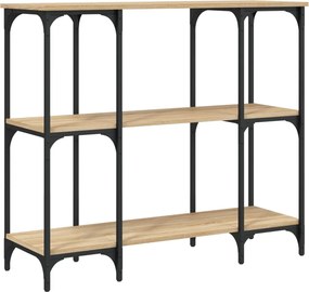 vidaXL Măsuță consolă, stejar sonoma, 102x35x90 cm, lemn prelucrat