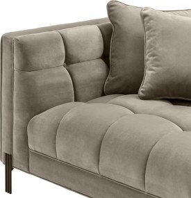 Canapea eleganta design LUX Sienna, catifea greige 113384 HZ