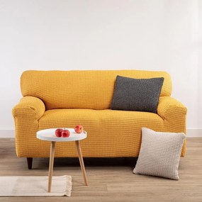 Nueva Textura Huse super elastice RUBINIA aurii fotoliu dublu (l. 140 - 180 cm)