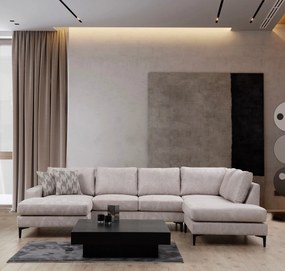 Canapea de colț Porto Corner (CHL-02-C-EOT) - Beige