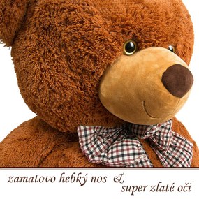 Monzana Urs mare de pluș BENY, 100cm, maro