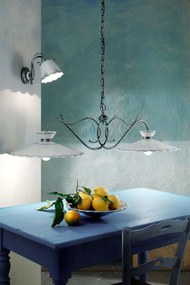 Aplica design clasic realizata manual din ceramica RAVENNA