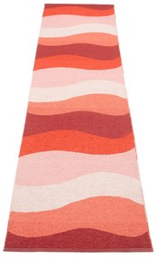 Covor tip traversă pentru interior și exterior roșu 70x300 cm Urvi Fire – Pappelina
